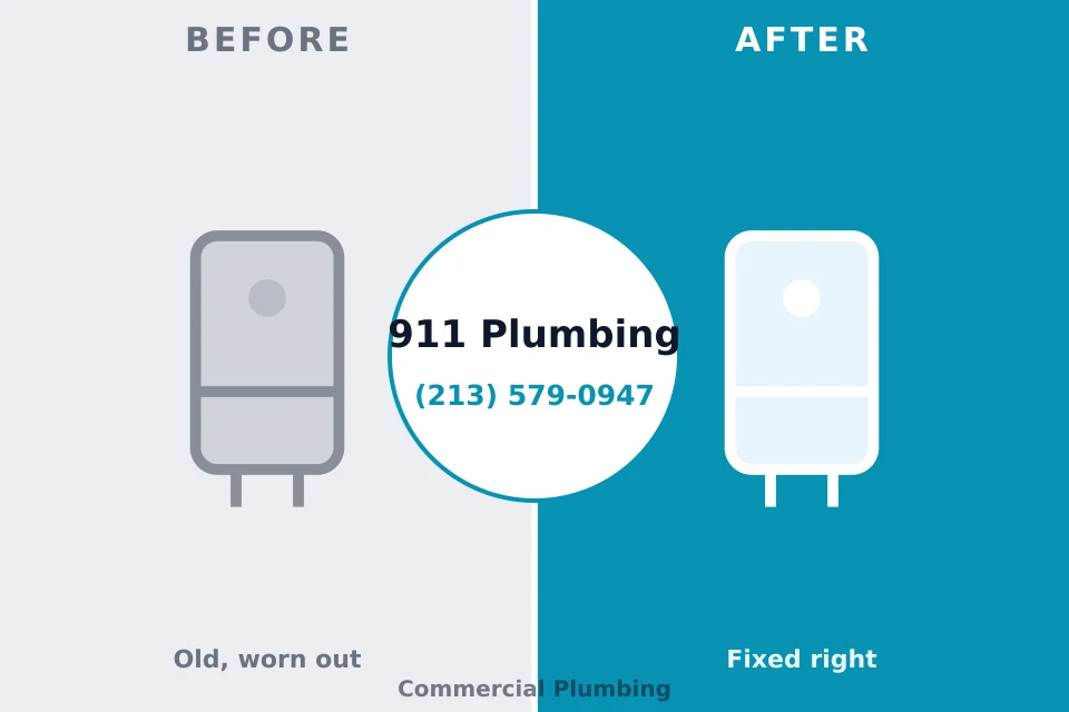 Before and after: plumbing repair Wolfhurst, OH